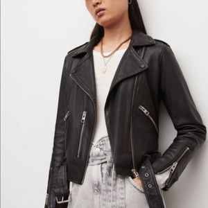 AllSaintsBalfern Leather Jacket UK size 12 (US size 8)